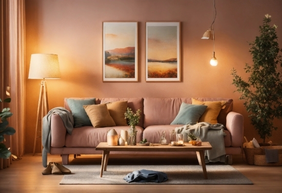 Brown, Furniture, Property, Couch, Picture Frame, Building