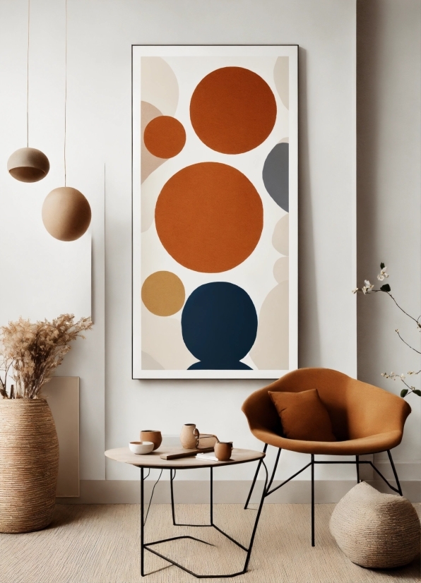 Brown, Furniture, White, Table, Orange, Wood