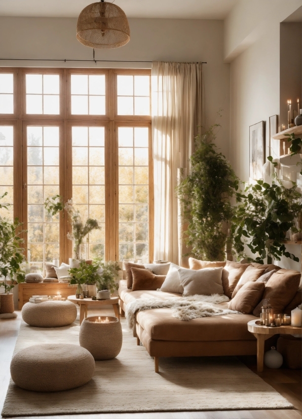 Brown, Plant, Property, Furniture, Window, Building