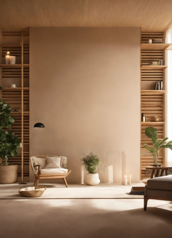 Brown, Plant, Wood, Houseplant, Interior Design, Comfort