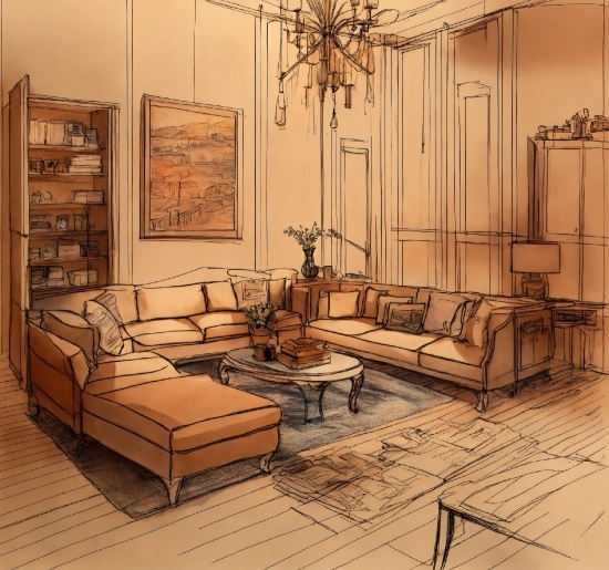 Building, Furniture, Couch, Plant, Wood, House