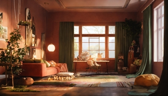 Building, Property, Plant, Window, Wood, Couch