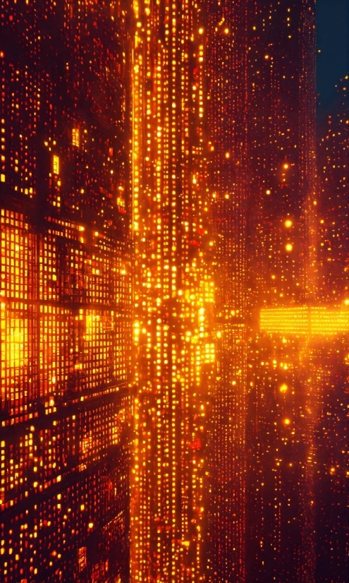 Buy Royalty Free Videos, Amber, Water, Electricity, Orange, Skyscraper