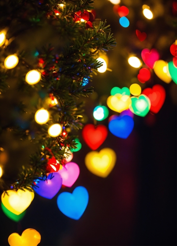 Christmas Ornament, Christmas Tree, Light, Plant, Ornament, Christmas Decoration