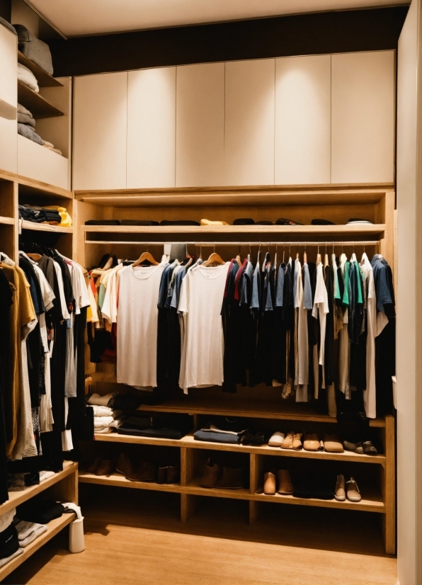 Clothes Hanger, Closet, Shelf, Shelving, Retail, Suit