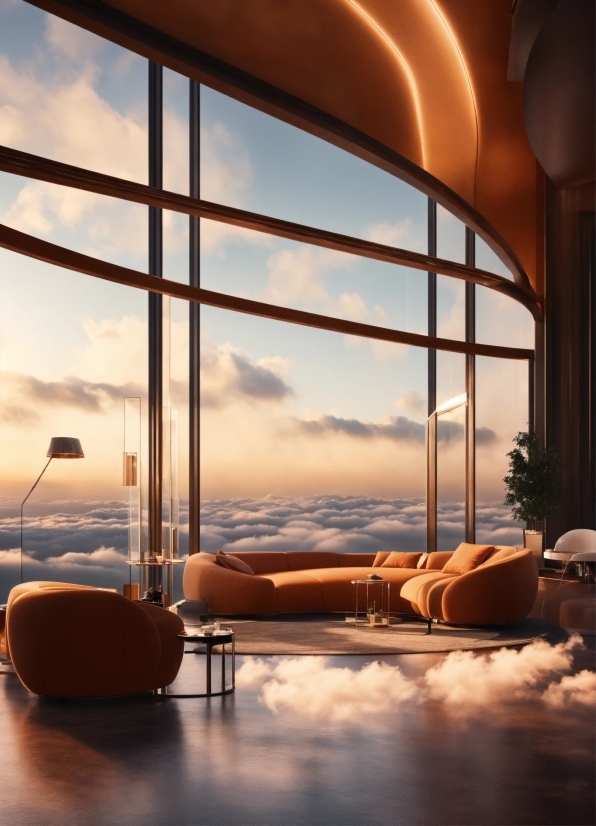 Cloud, Sky, Furniture, Window, Table, Shade