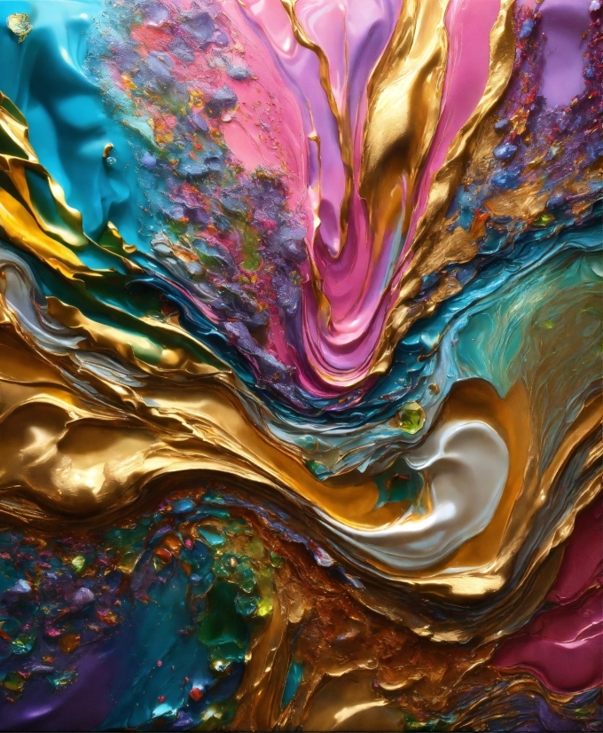 Colorfulness, Liquid, Azure, Fluid, Purple, Art Paint