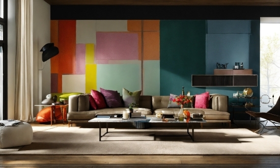 Couch, Table, Furniture, Comfort, Interior Design, Studio Couch