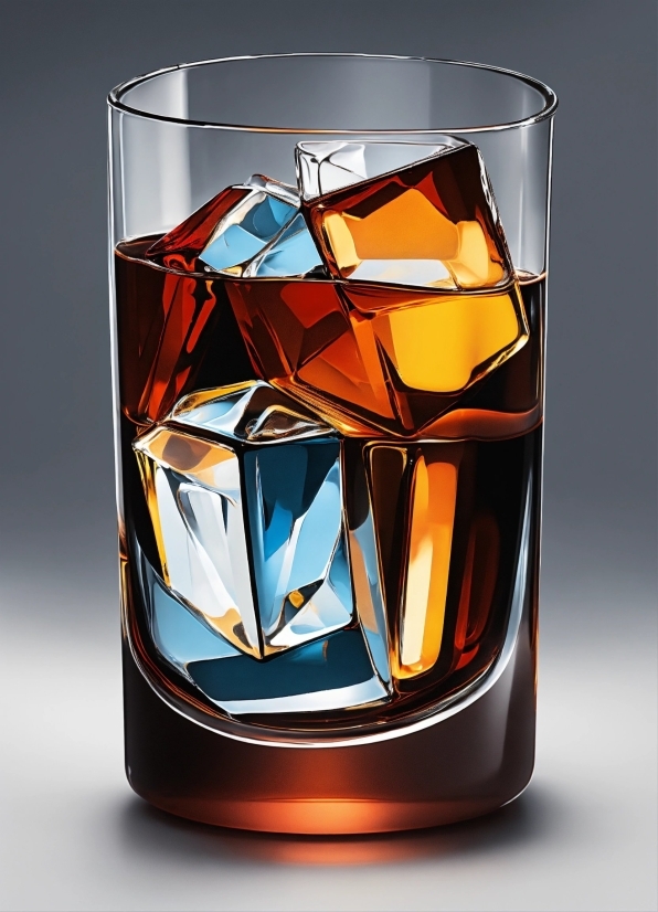 Drinkware, Liquid, Amber, Rectangle, Material Property, Triangle