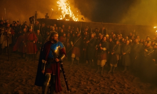 Event, Heat, Fire, Crowd, Armour, Tradition