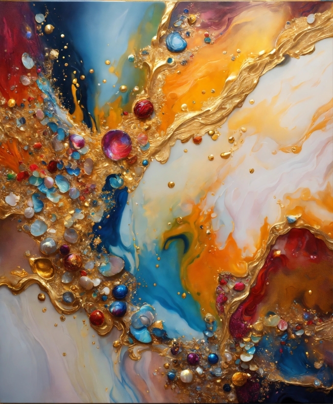 Filmora X Free, Liquid, Amber, Fluid, Orange, Natural Material