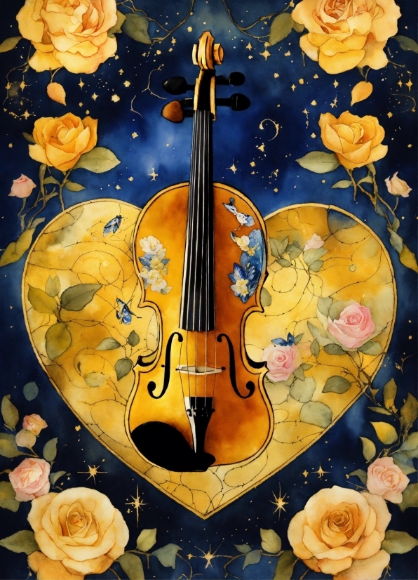 Flower, Musical Instrument, White, Botany, String Instrument, Violin Family