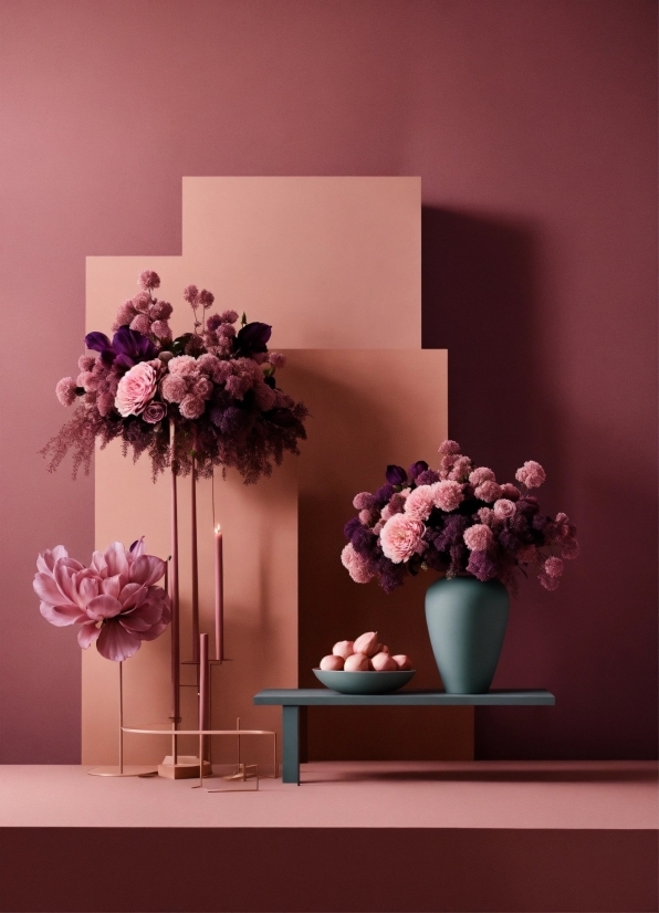 Flower, Plant, Flowerpot, Vase, Petal, Purple