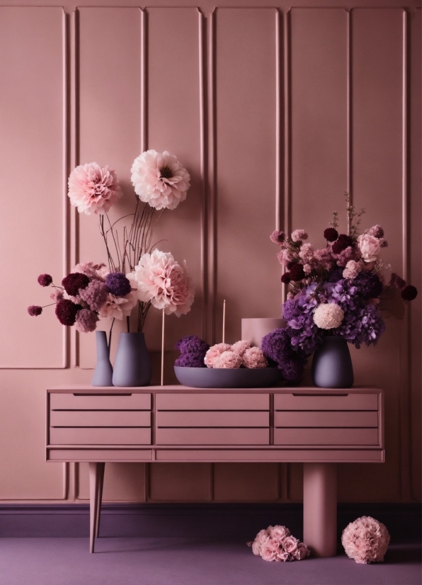 Flower, Plant, Purple, Wood, Interior Design, Petal