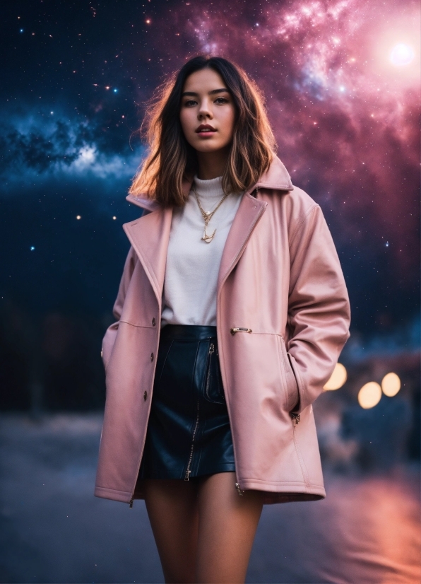 Free Download Green Screen Video Clips, Outerwear, Hairstyle, Cloud, Light, Purple