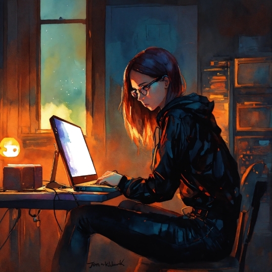 Free Stock Video Loop, Computer, Laptop, Personal Computer, Table, Typing