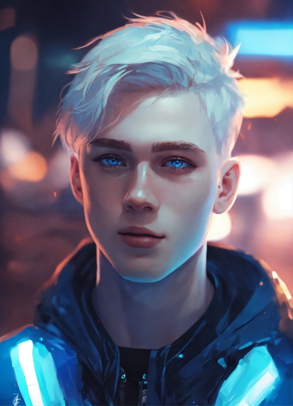 Free Vertical Stock Videos, Forehead, Eyebrow, Blue, Flash Photography, Jaw
