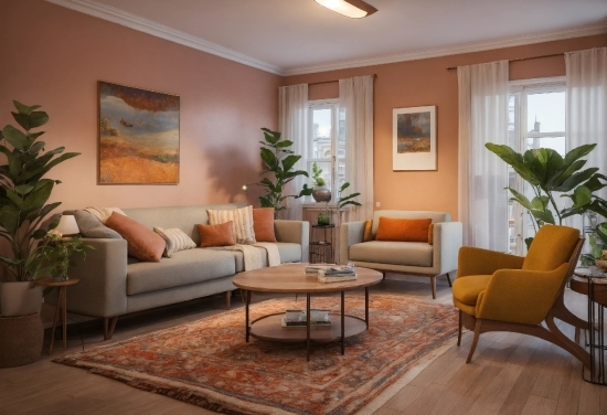 Free Video Stock Library, Plant, Furniture, Couch, Houseplant, Table