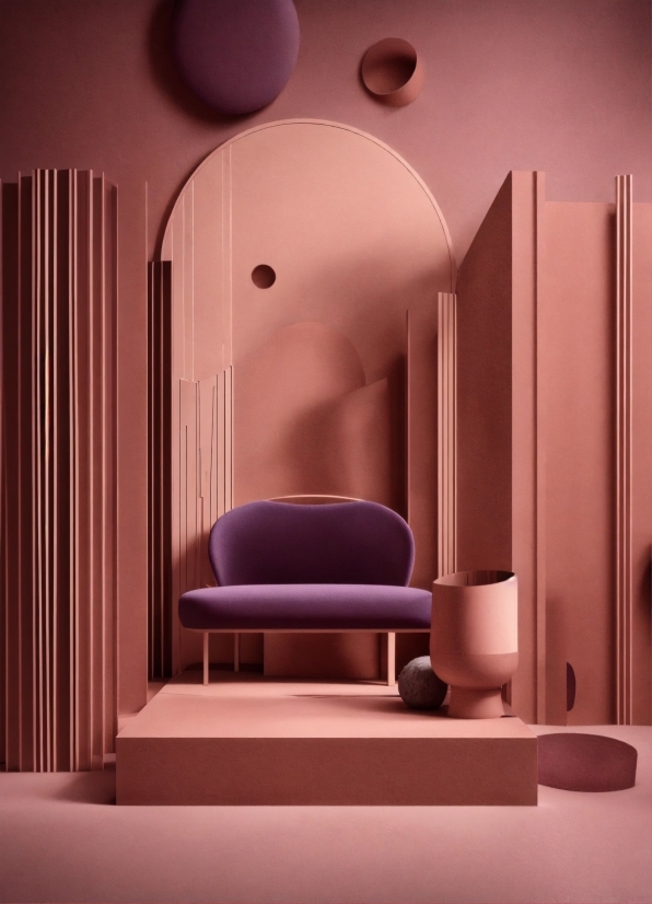 Furniture, Comfort, Purple, Wood, Building, Architecture