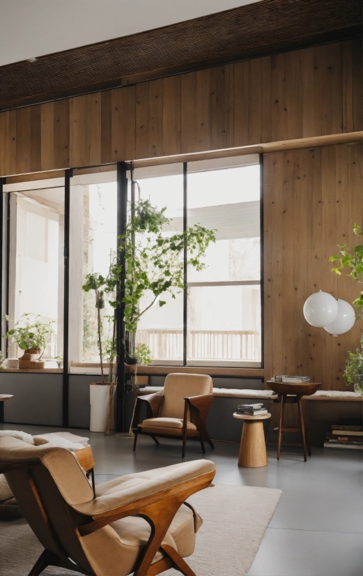Furniture, Plant, Building, Window, Wood, Shade