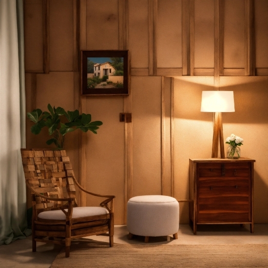 Furniture, Plant, Comfort, Wood, Chair, Interior Design