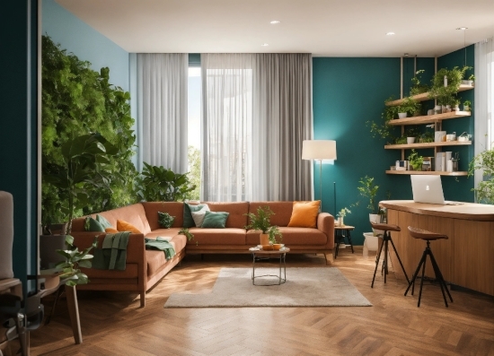 Furniture, Plant, Property, Couch, Comfort, Interior Design