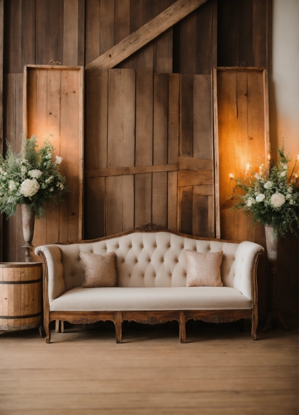 Furniture, Plant, Wood, Flower, Lighting, Couch