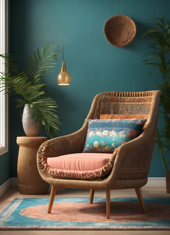 Furniture, Property, Plant, Chair, Azure, Wood