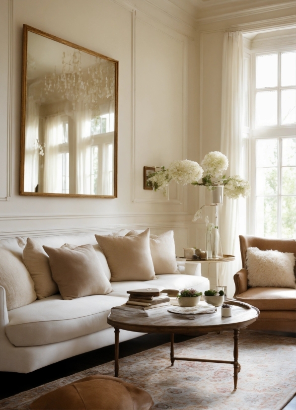 Furniture, Property, White, Mirror, Window, Interior Design