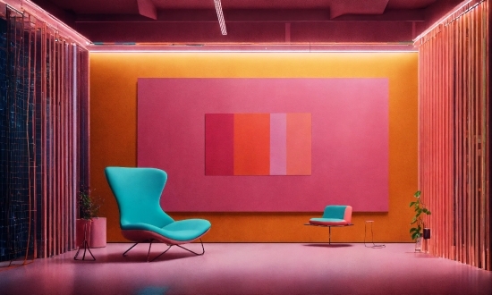 Furniture, Purple, Decoration, Orange, Wood, Interior Design