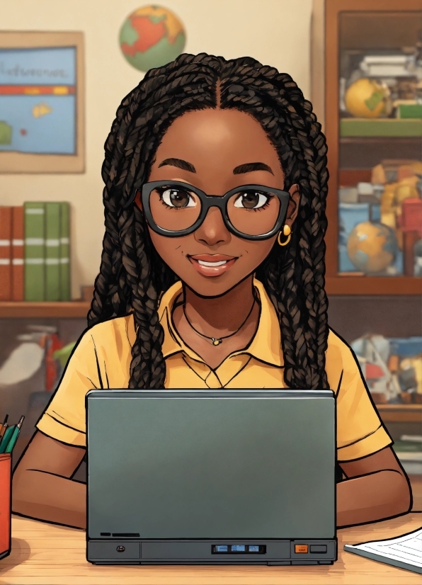 Glasses, Computer, Hairstyle, Personal Computer, Vision Care, Output Device