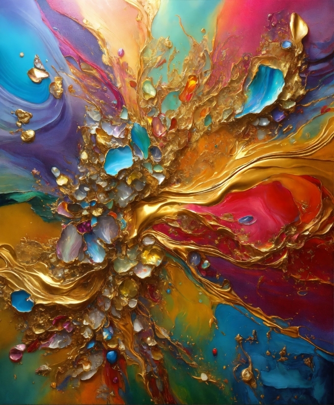 Gopro Video Editor, Water, Liquid, Art Paint, Nature, Organism