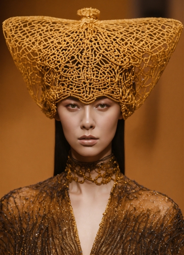 Hairstyle, Fashion Design, Headgear, Hat, Beauty, Event