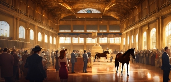 Horse, Building, Working Animal, Wood, Horse Supplies, Hall