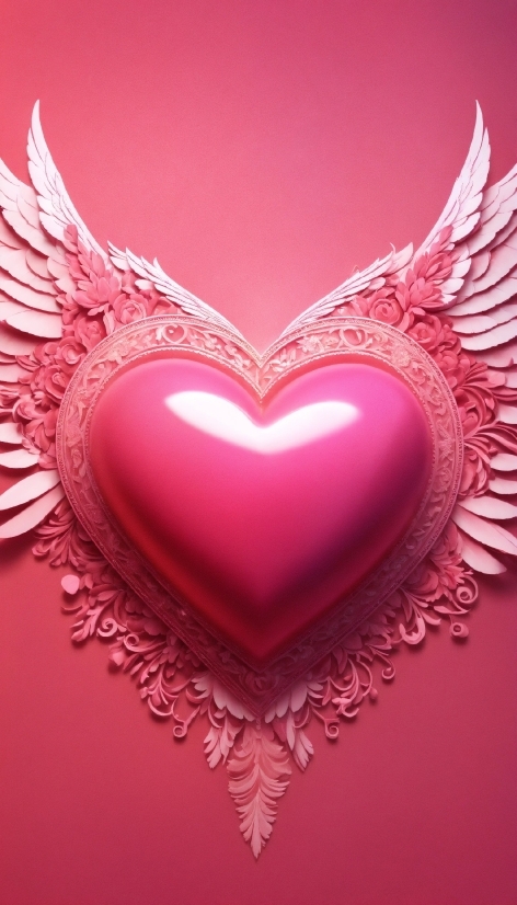 Human Body, Pink, Magenta, Close-up, Art, Heart
