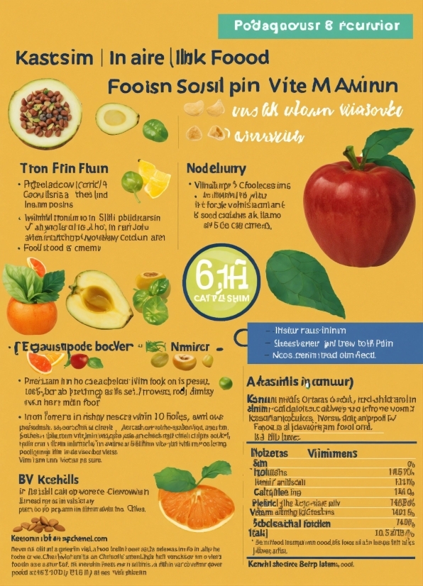 Ingredient, Natural Foods, Recipe, Plant, Poster, Fruit