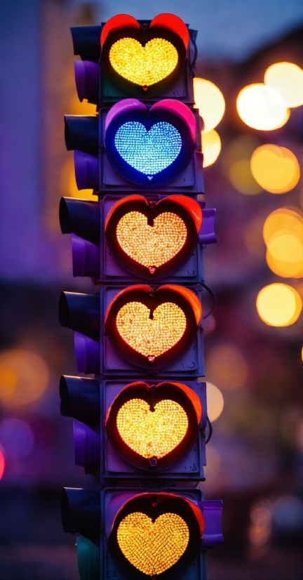 Jimi Hendrix Public Domain, Light, Lighting, Amber, Traffic Light, Red