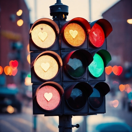 Light, Traffic Light, Automotive Lighting, Infrastructure, Red, Signaling Device