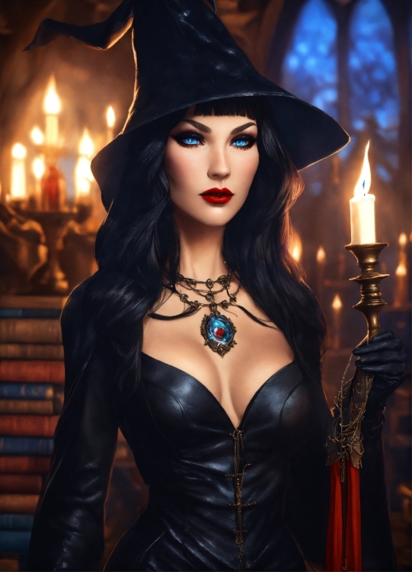 Lip, Hairstyle, Fashion, Hat, Flash Photography, Witch Hat