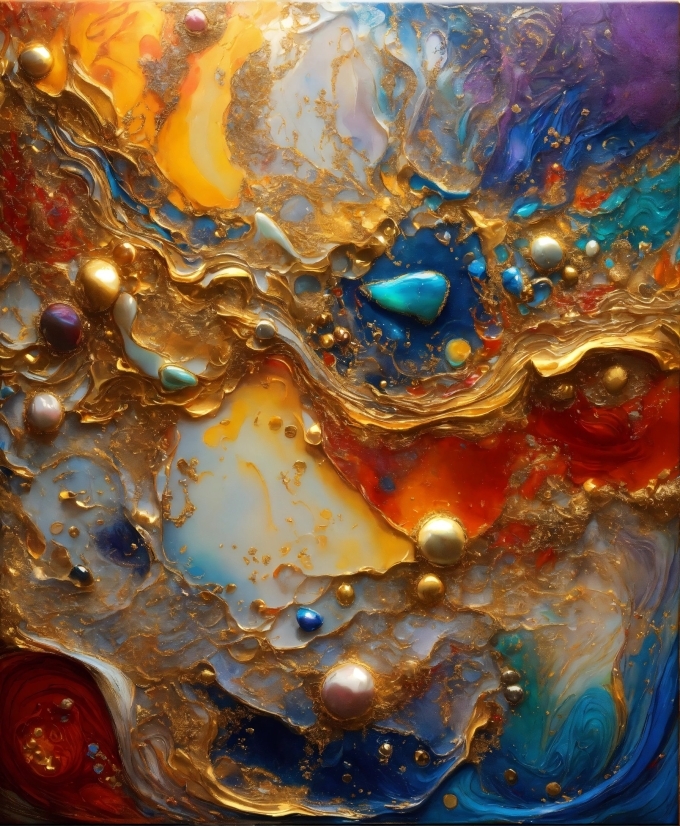 Liquid, Amber, Fluid, Art, Geological Phenomenon, Paint