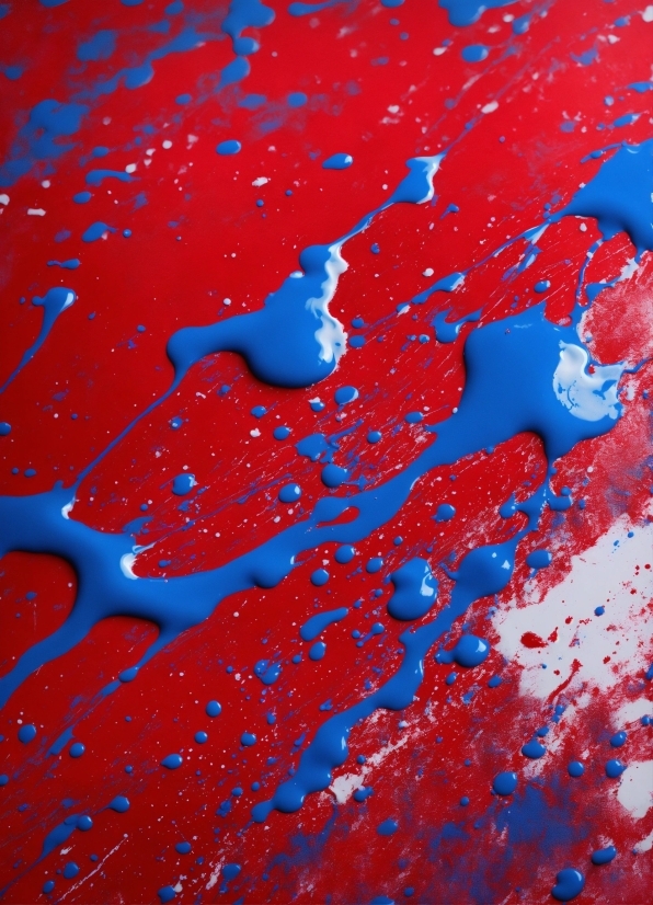 Liquid, Azure, Red, Art, Magenta, Electric Blue