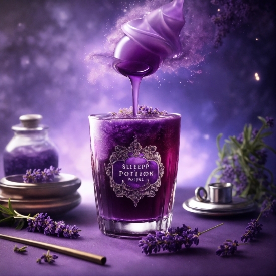 Liquid, Drinkware, Purple, Light, Perfume, Fluid