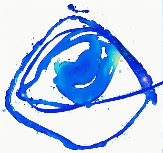 Liquid, Electric Blue, Circle, Painting, Graphics, Art