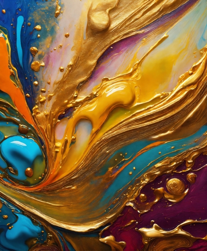 Liquid, Fluid, Art Paint, Paint, Art, Geological Phenomenon
