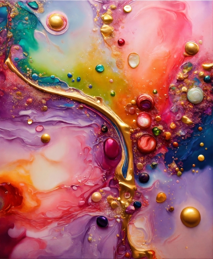 Liquid, Fluid, Purple, Art, Water, Material Property