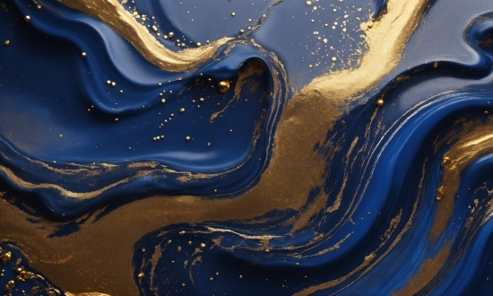 Liquid, Fluid, Water, Wind Wave, Art, Electric Blue