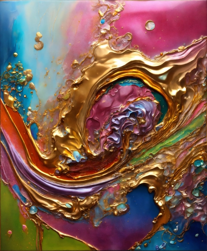Liquid, Purple, Fluid, Art, Art Paint, Painting