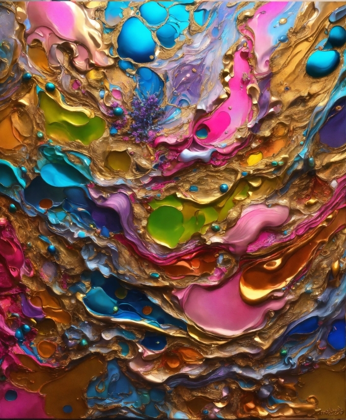 Liquid, Purple, Fluid, Art Paint, Art, Water
