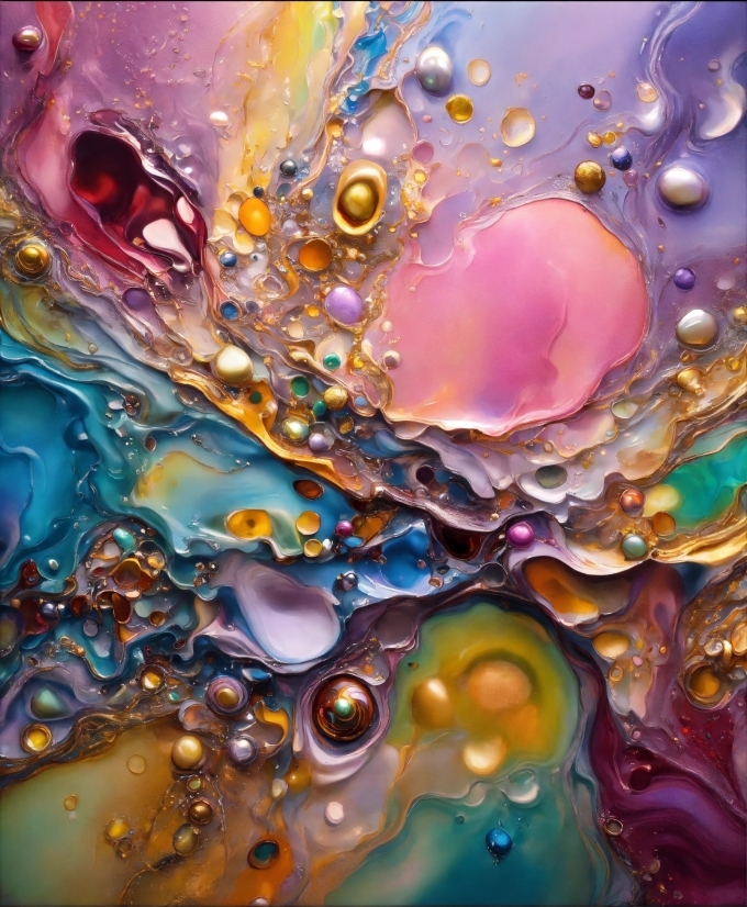 Liquid, Purple, Fluid, Organism, Water, Art