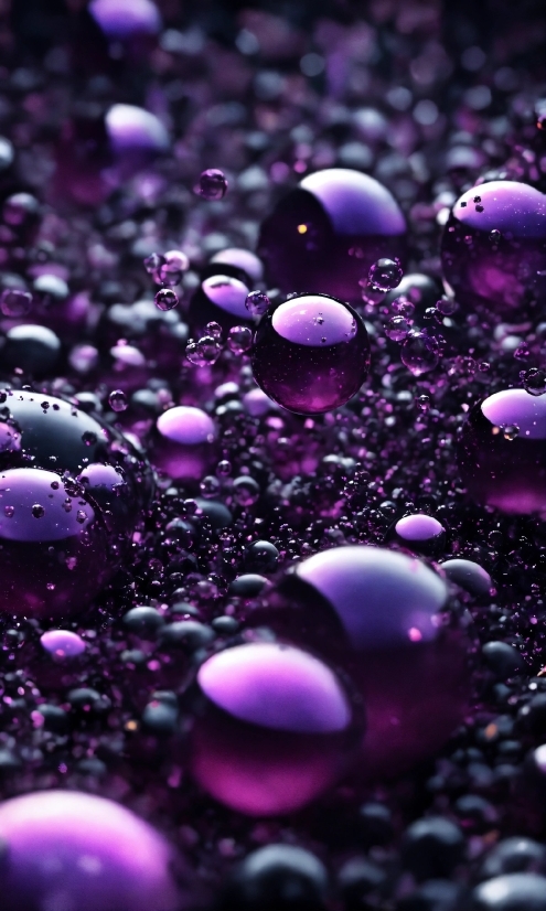Liquid, Purple, Organism, Violet, Water, Art